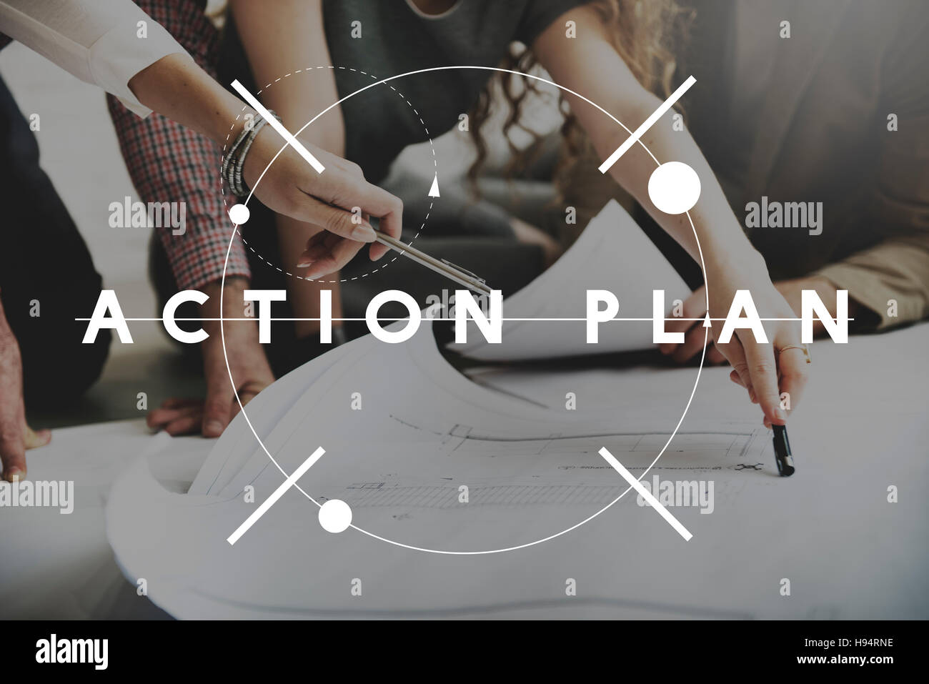 Action Plan Strategy Vision Planning Direction Concept Stock Photo Alamy