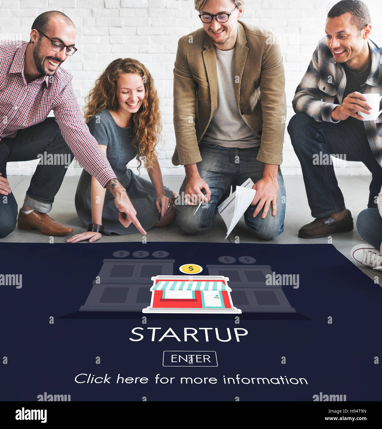 Startup New Business Strategy Invest Concept Stock Photo