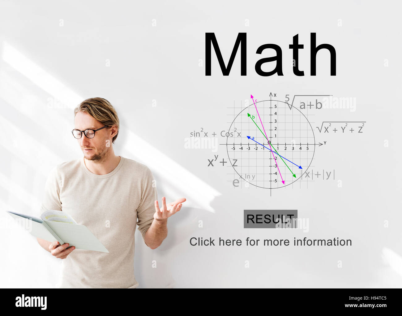 Equation Formula Geometry Calculation Concept Stock Photo Alamy
