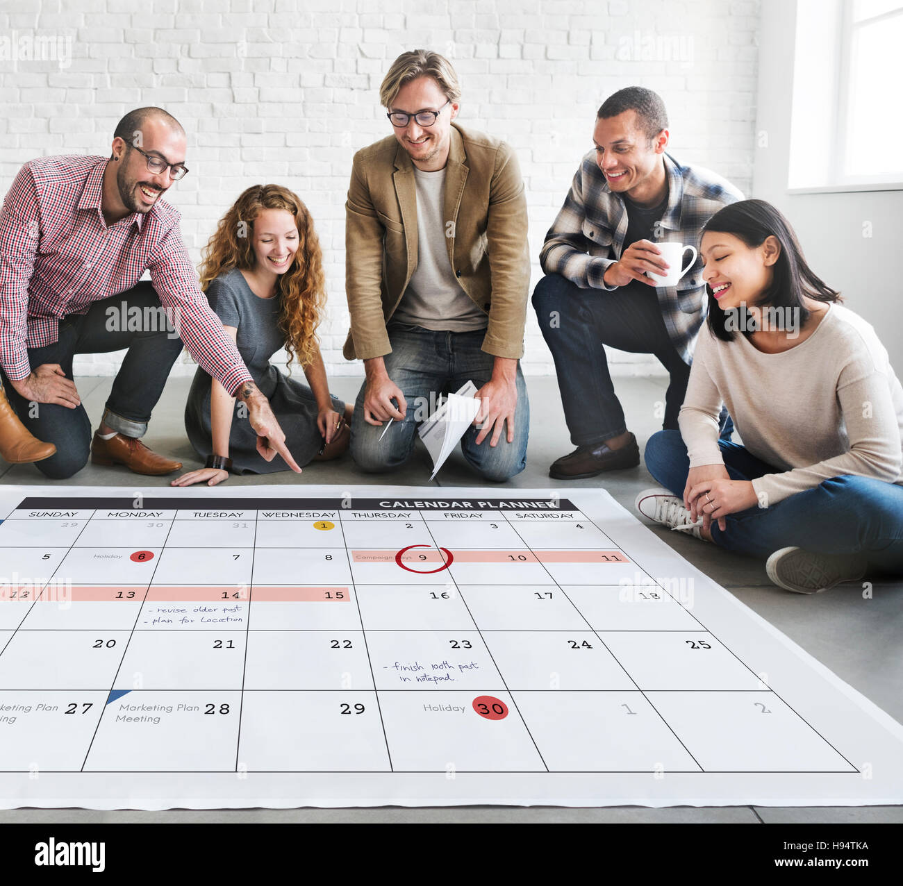 Calendar Planner Organization Management Remind Concept Stock Photo Alamy