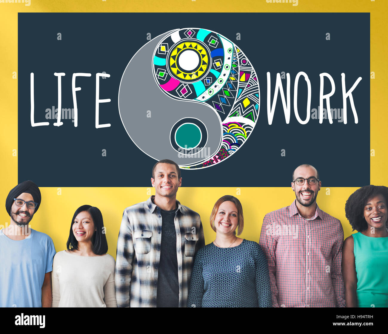 Life Work Balance Functional Nature Active Style Concept Stock Photo ...