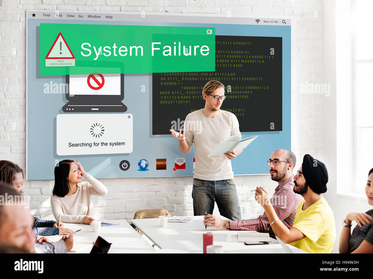 System Failure Error Detection Defeat Concept Stock Photo - Alamy