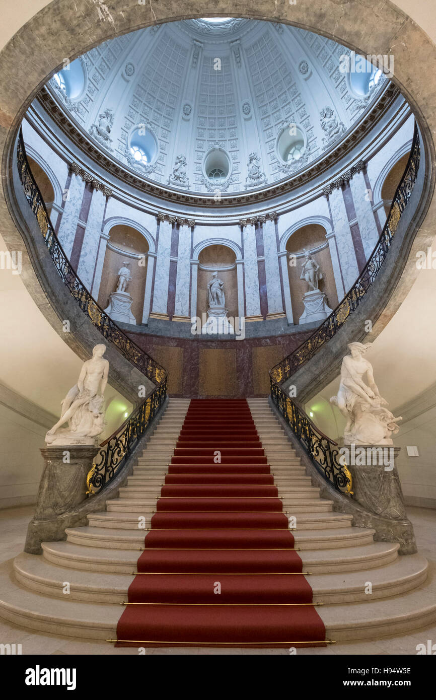 grand stairway inside Bode Museum on Museumsinsel, Berlin, Germany Stock Photo