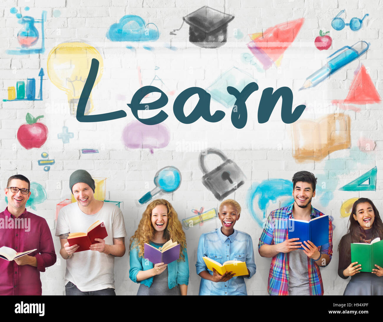 Learn Education Learning Progress Improvement Concept Stock Photo - Alamy