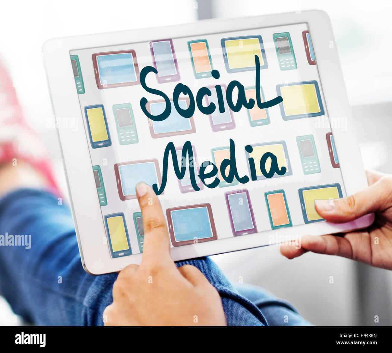 Social Media Globalization Connection Communication Concept Stock Photo