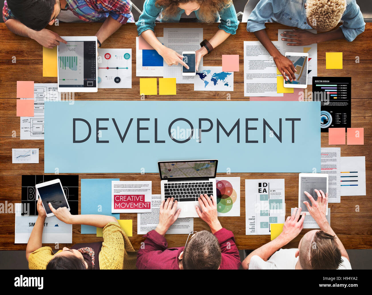 Development Process Solution Strategy Concept Stock Photo - Alamy