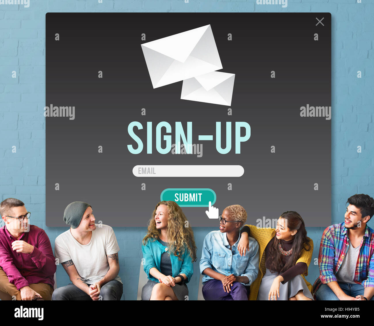 Signin Signup Application Apply Enroll Enter Concept Stock Photo Alamy