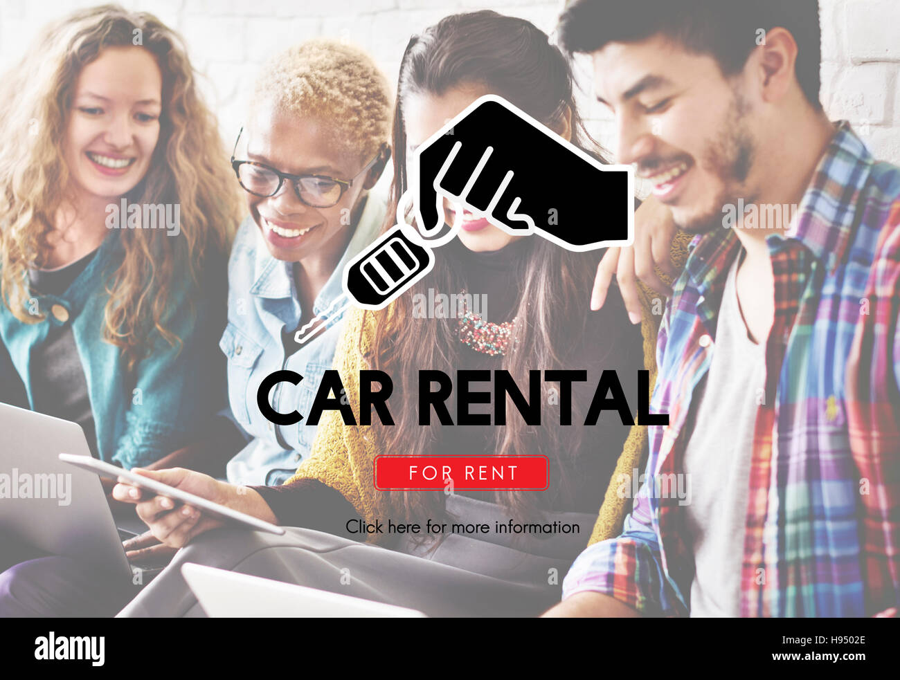 Car Rental Vehicle Transportation Service Concept Stock Photo Alamy