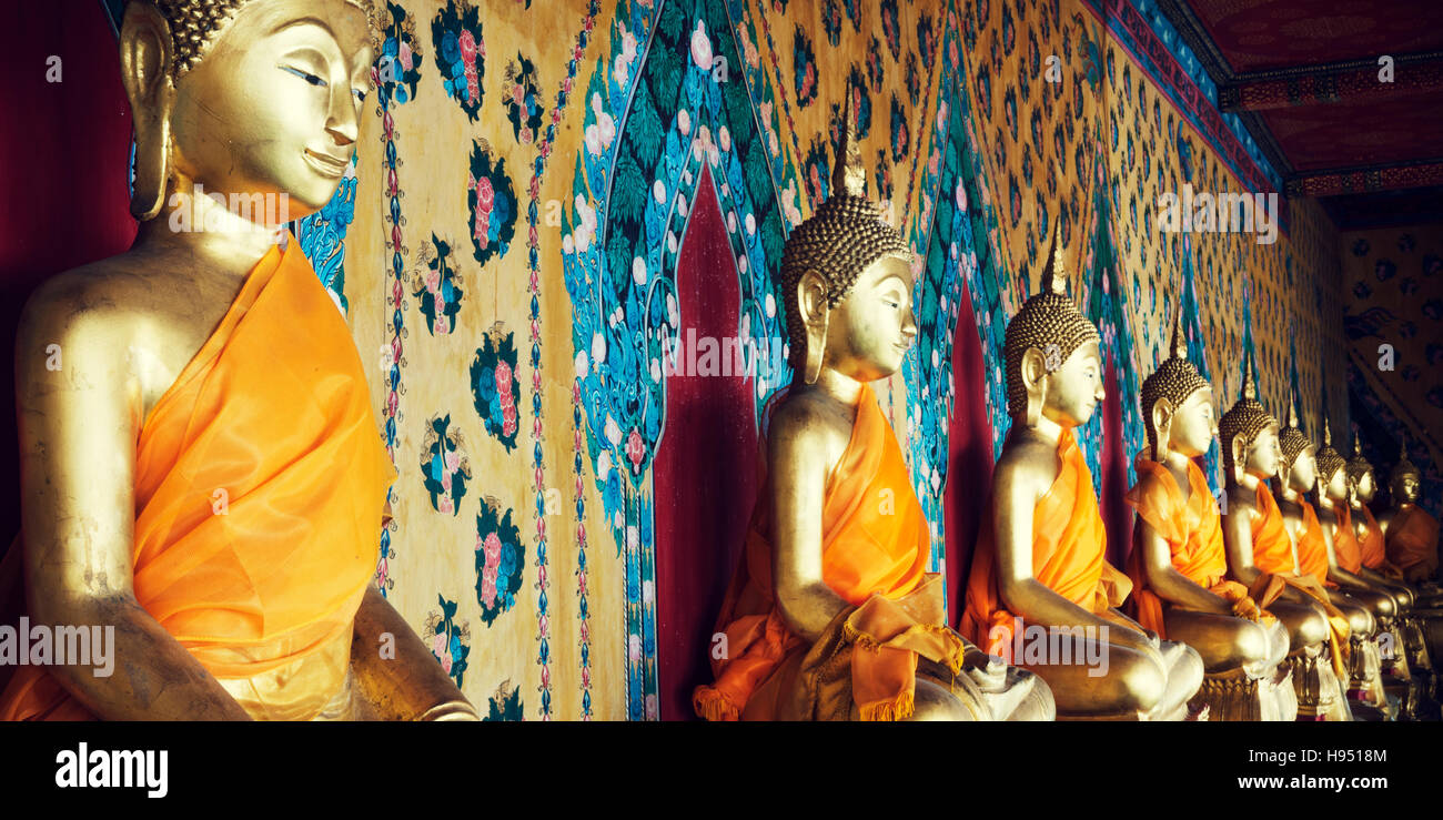 Buddhism Religion Spirituality Idols Concept Stock Photo