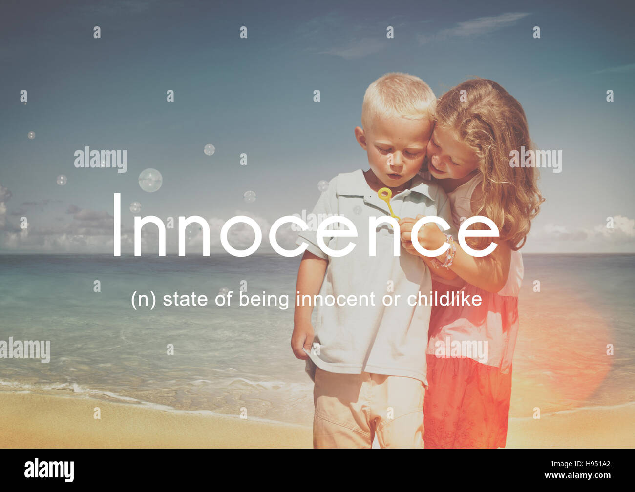 Innocence Naive Innocent Kids Childish Concept Stock Photo