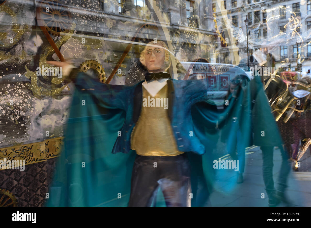 Liberty, London, UK. 18th November 2016. Liberty Christmas windows