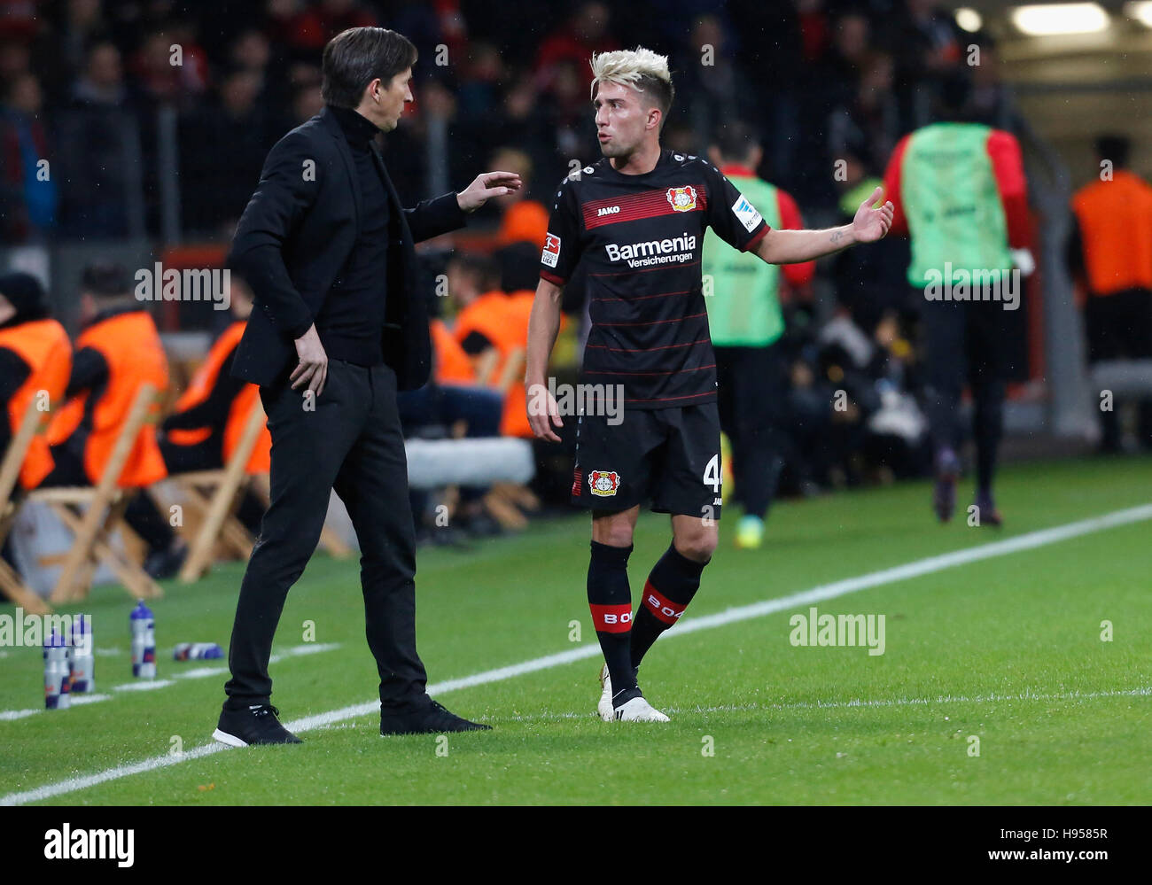 Bayer 04 leverkusen rb red bull leipzig hires stock photography and