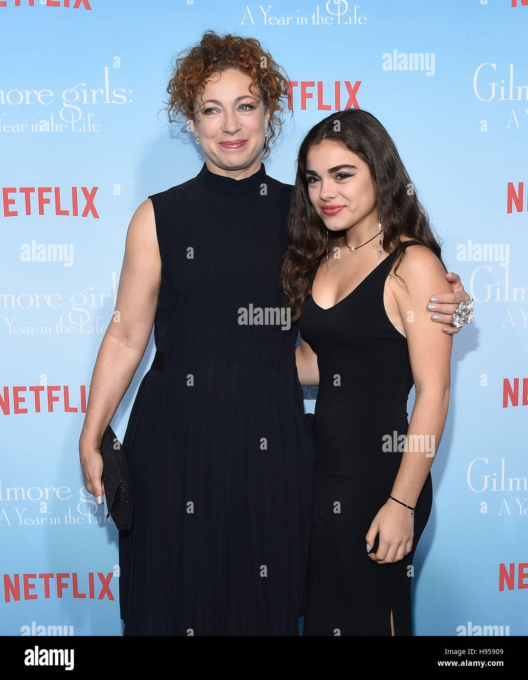 Westwood, California, USA. 18th Nov, 2016. Alex Kingston and Salome