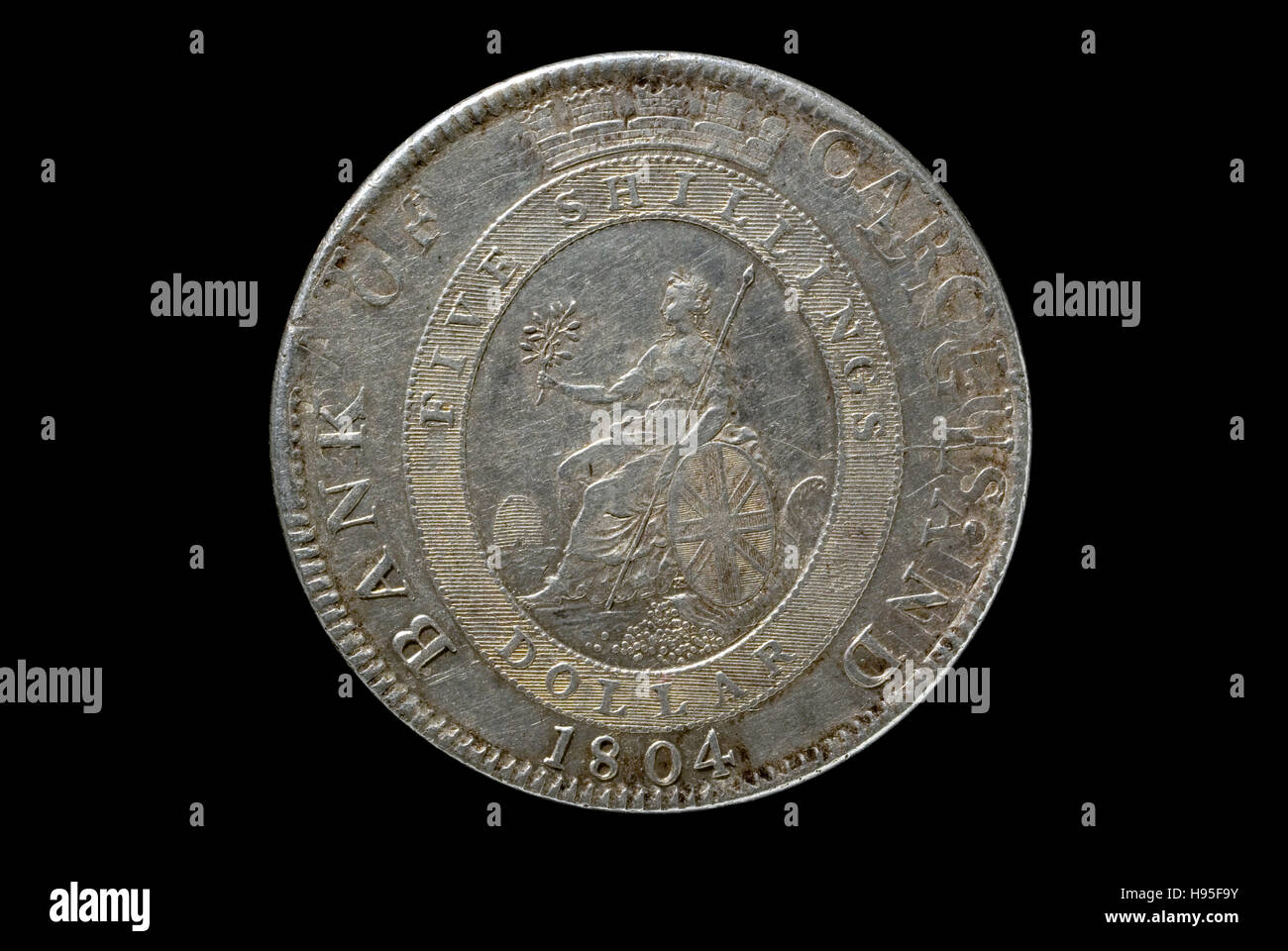 1804 Bank of England Dollar Stock Photo