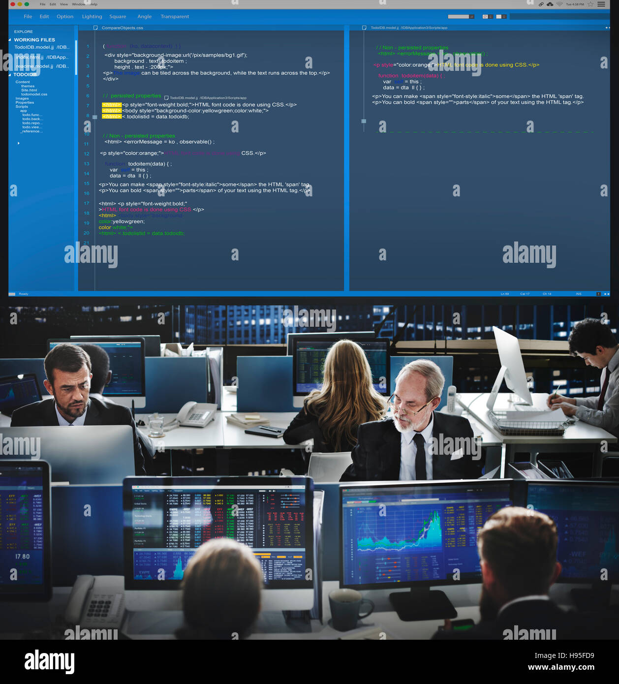 Software Programming Web Development Concept Stock Photo - Alamy