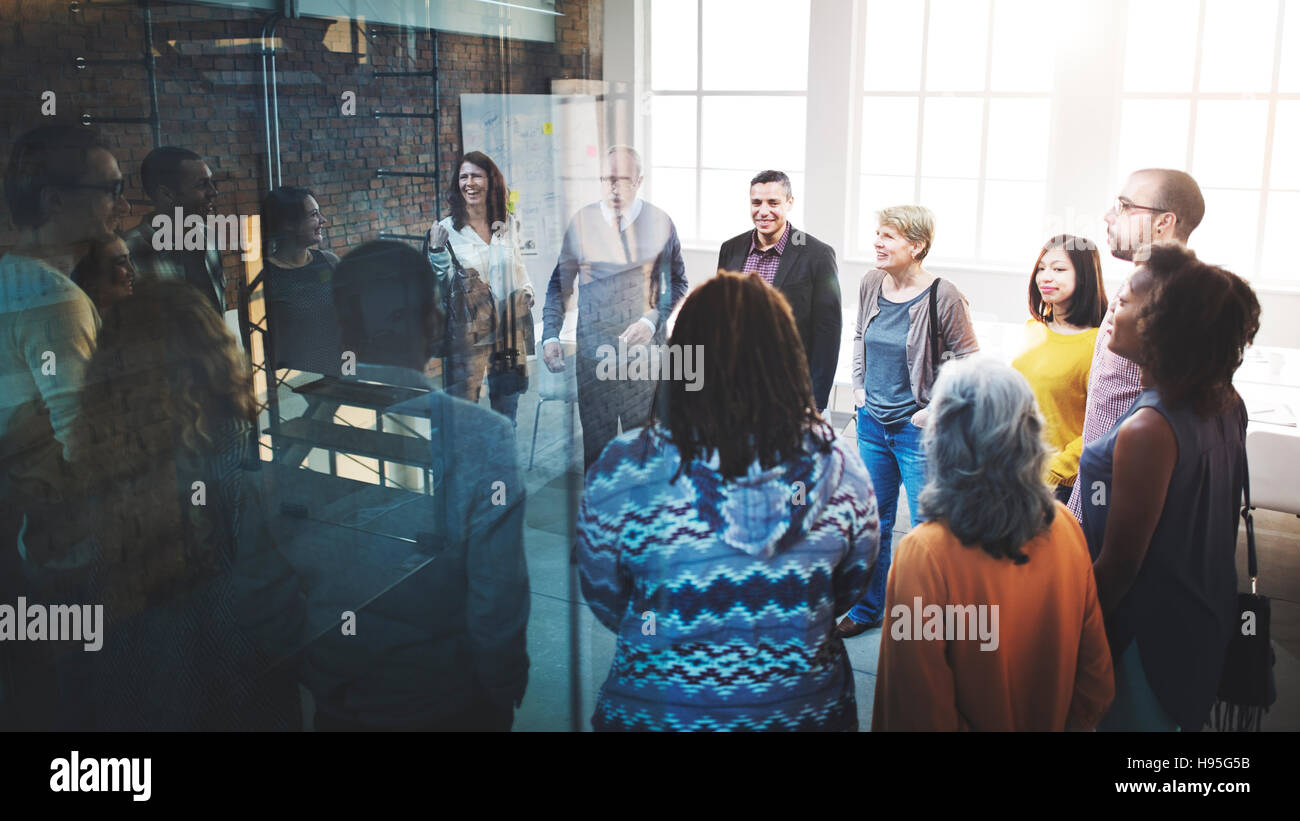 Business Team Organization Brainstorming Meeting Concept Stock Photo ...
