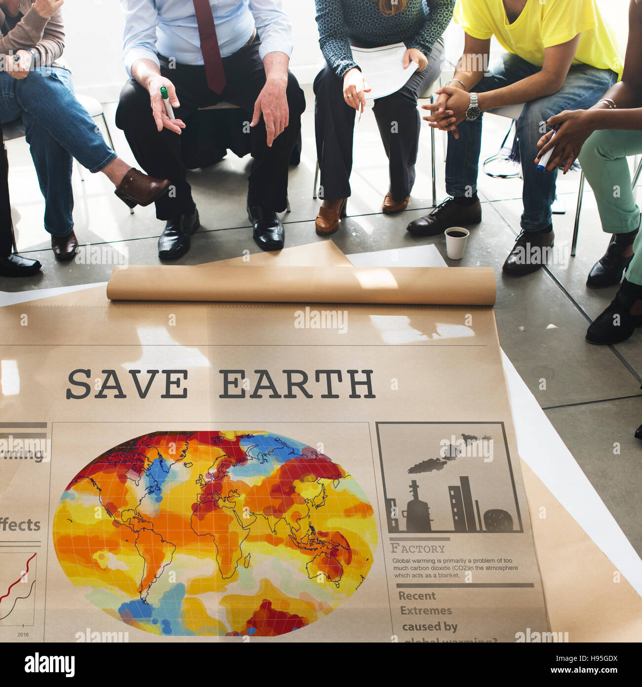 Save Earth Environment Conservation Protection Concept Stock Photo