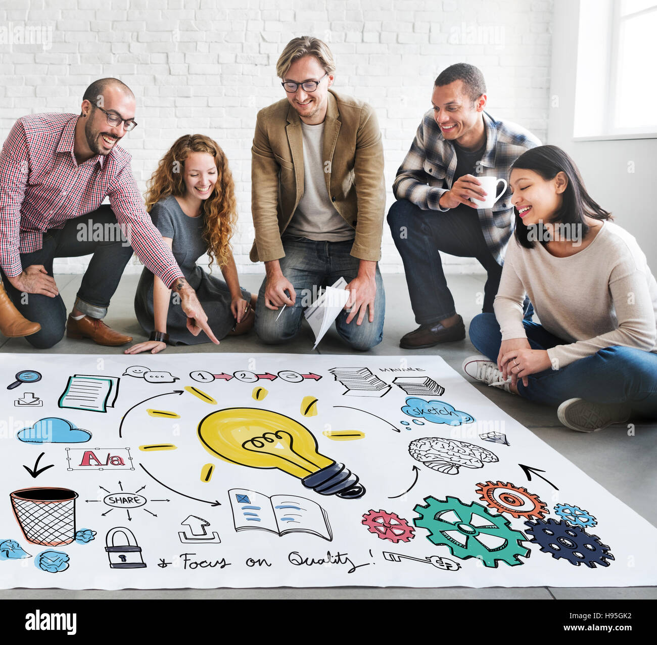 Planning Ideas Innovation Creativity Knowledge Vision Concept Stock ...