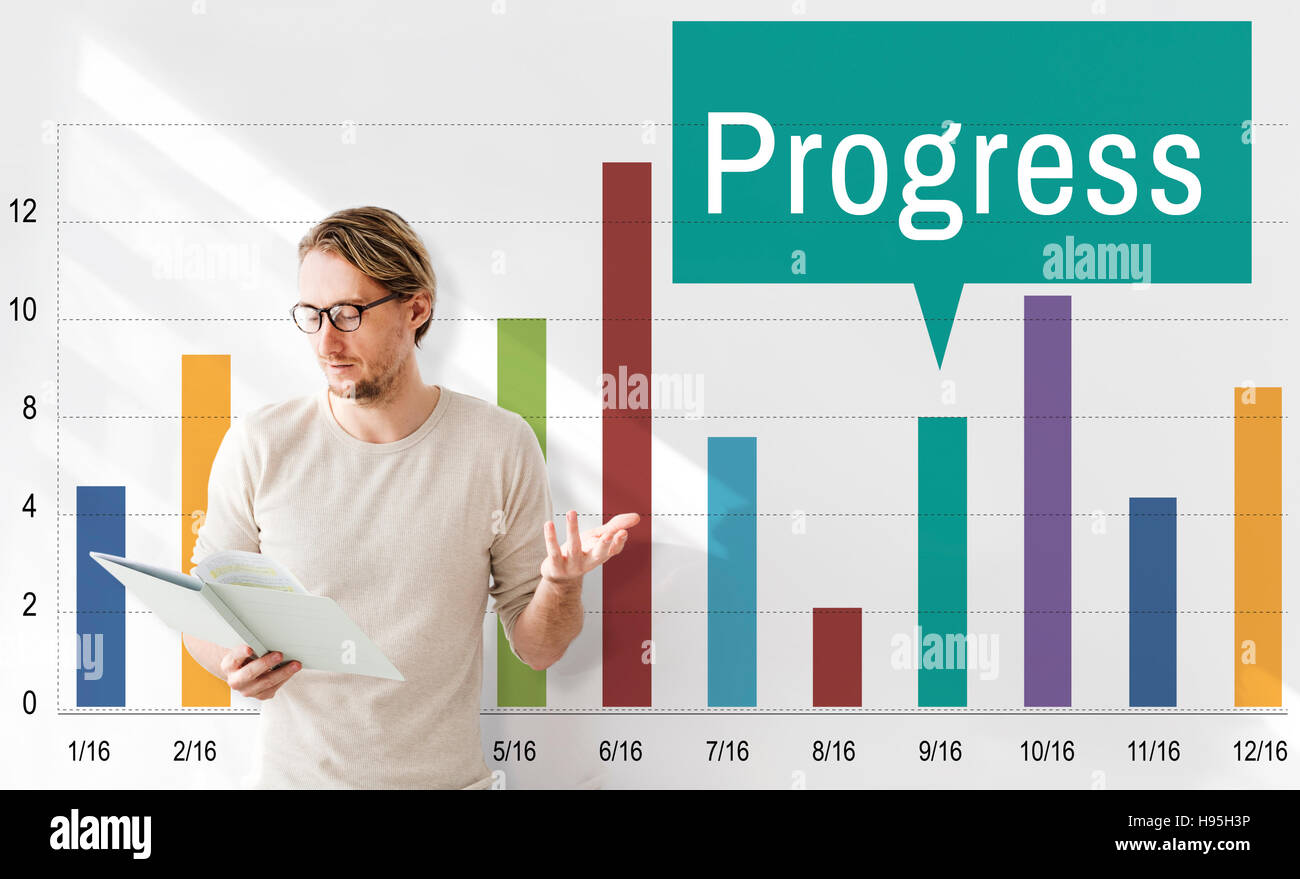 Progress Change Growth Development Improvement Concept Stock Photo - Alamy