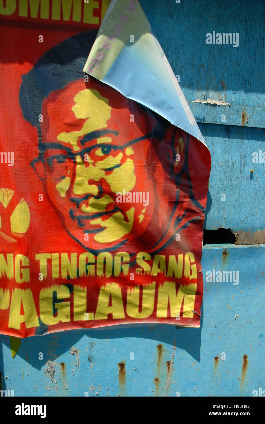 Election time in Philippines 2016, campaign poster of Rodrigo Duterte
