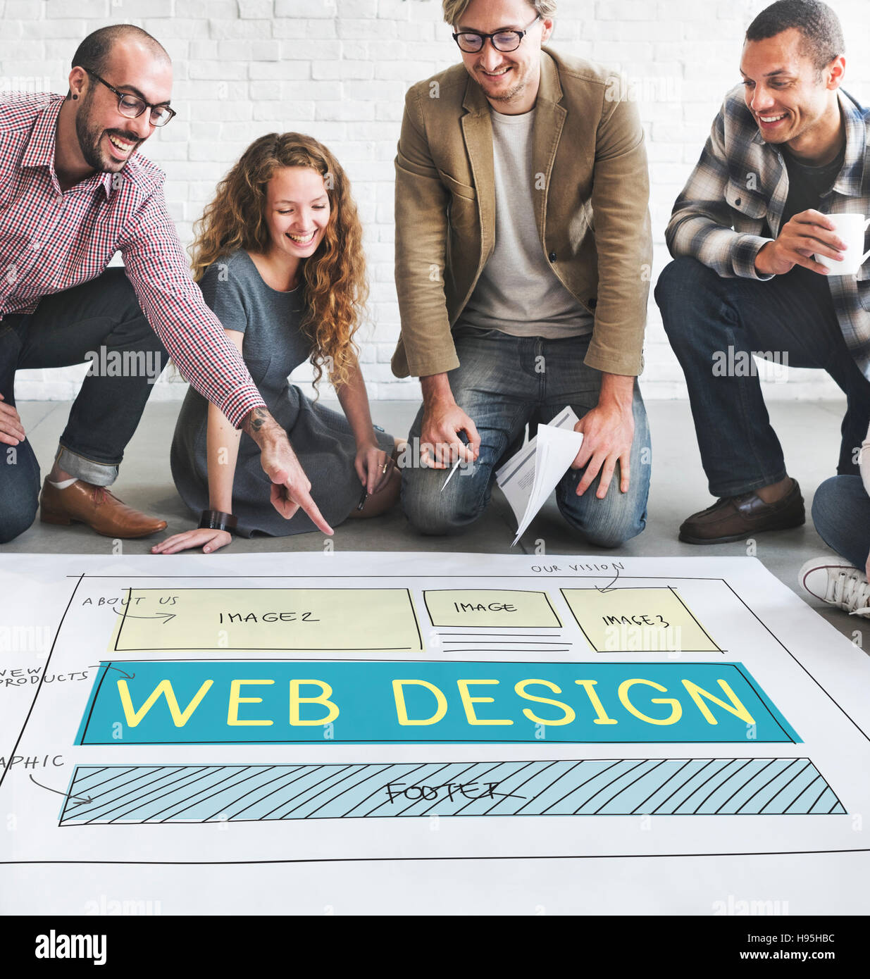 Web Design Layout Technology Website Internet Concept Stock Photo - Alamy