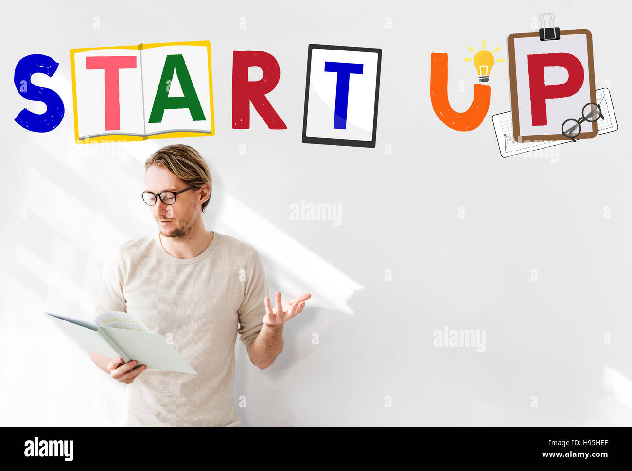Start Up Business Growth Launch Aspiration Concept Stock Photo - Alamy