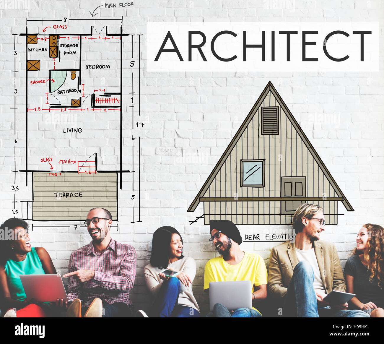 Architect Architecture Design Infrastructure Construction Concept Stock Photo Alamy