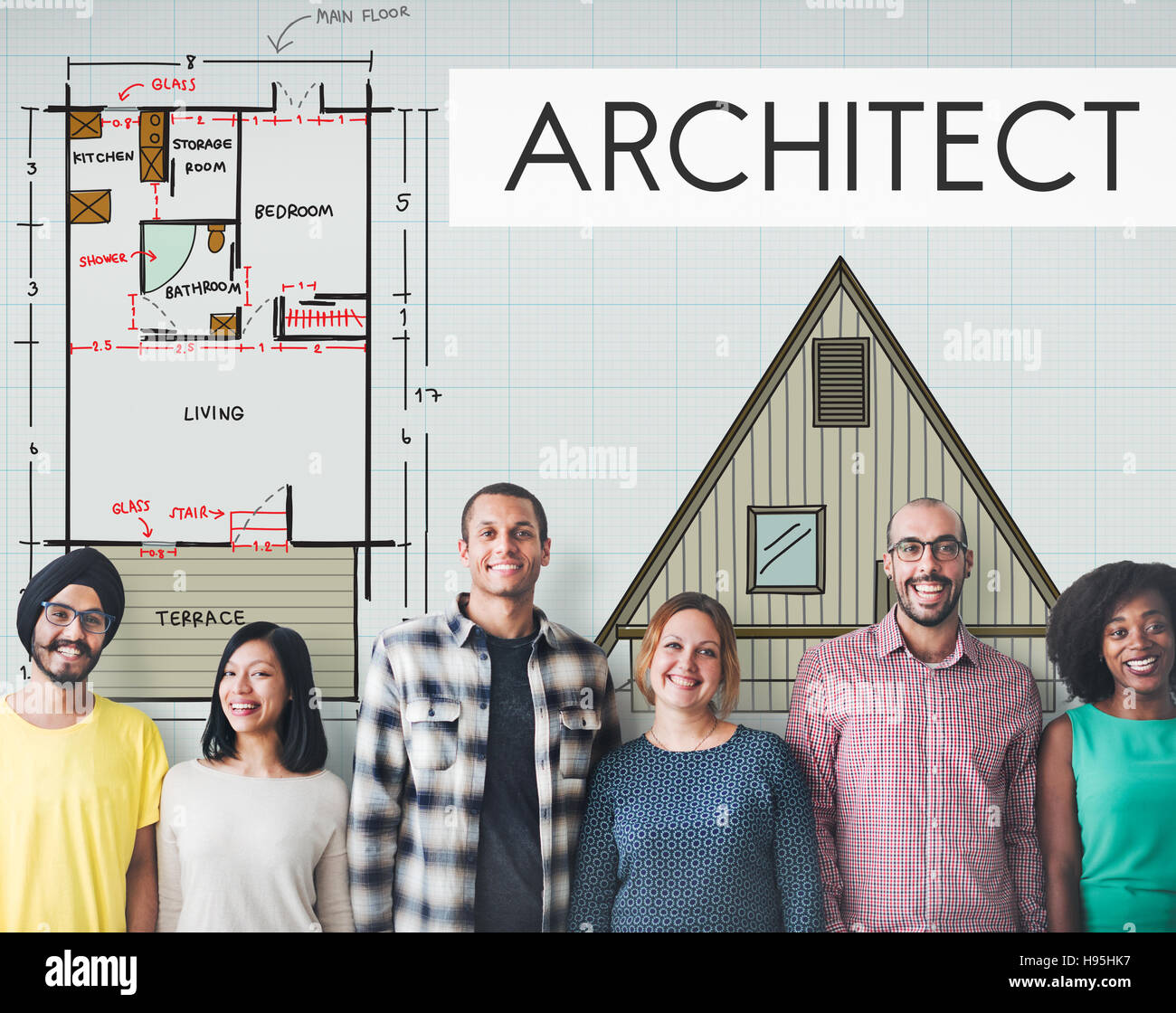 Architect Architecture Design Infrastructure Construction Concept Stock Photo Alamy