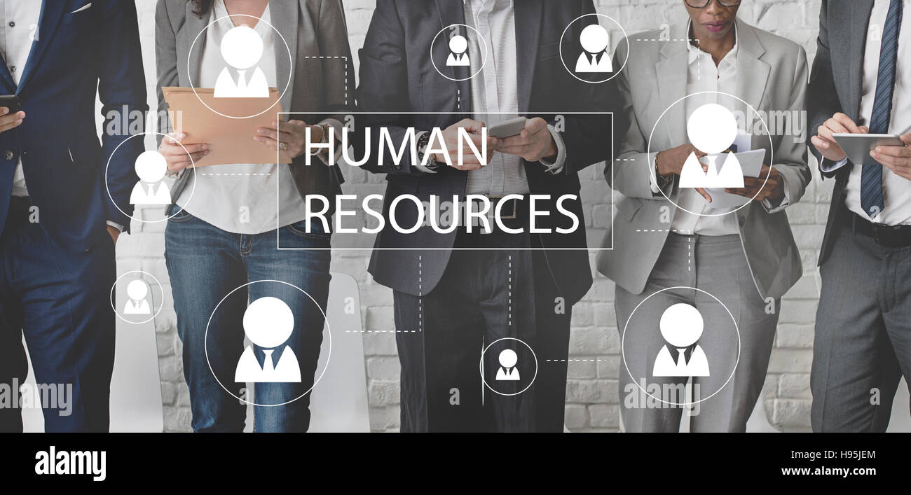 Human resources icons hi-res stock photography and images - Alamy