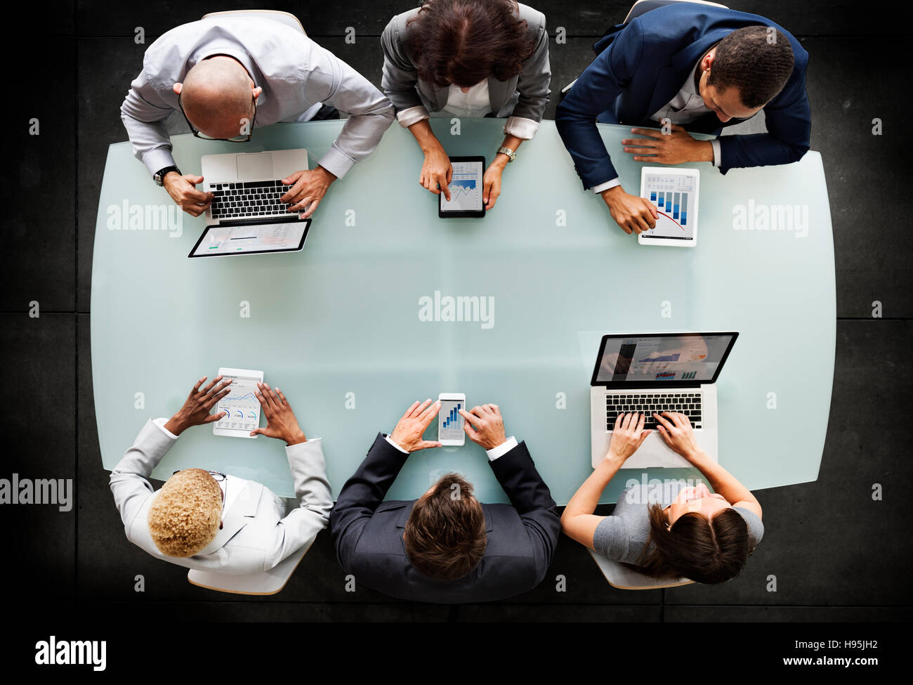 Business People Meeting Conference Brainstorming Concept Stock Photo ...