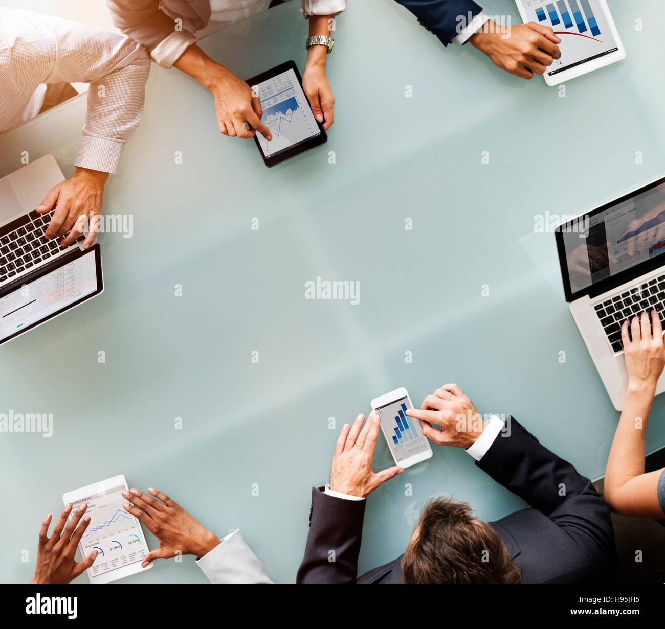 Business People Meeting Conference Brainstorming Concept Stock Photo ...