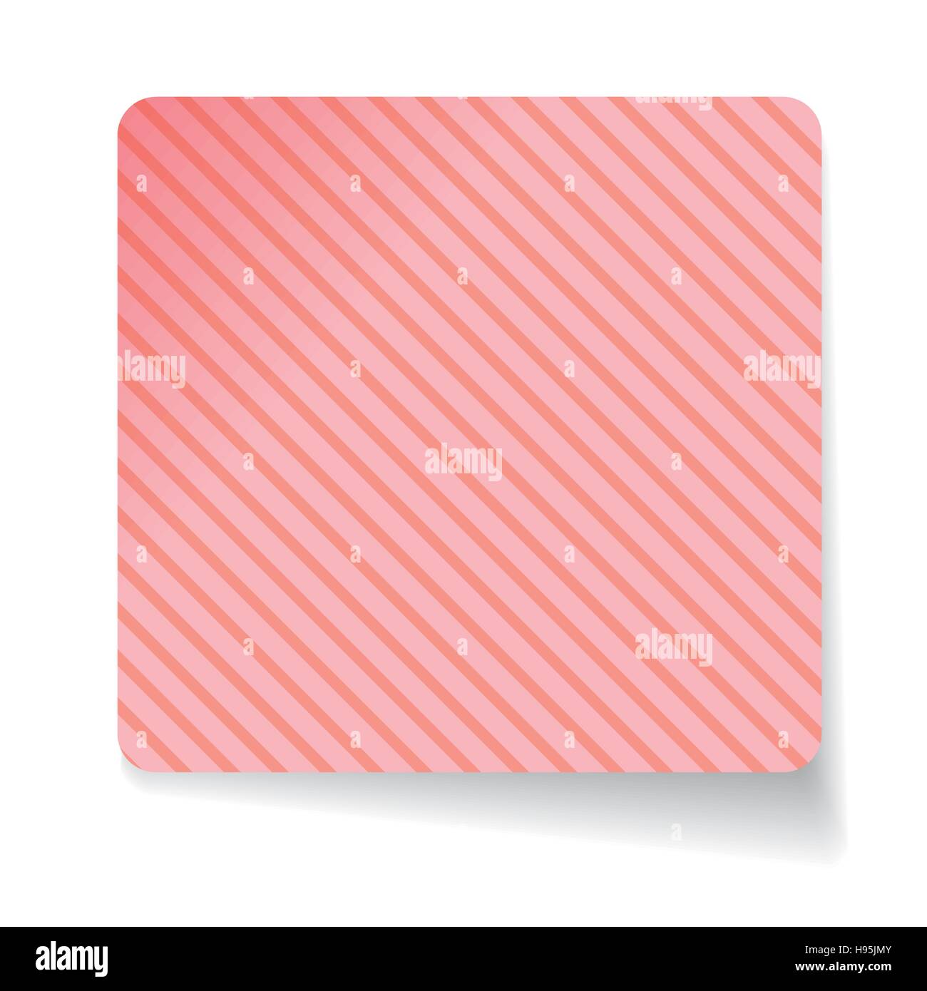 Pink paper sticker vector Stock Vector Image & Art Alamy