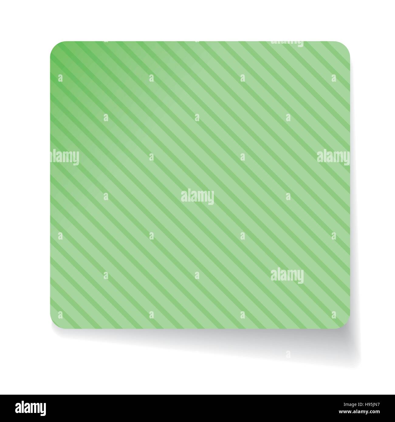 Green paper sticker vector Stock Vector