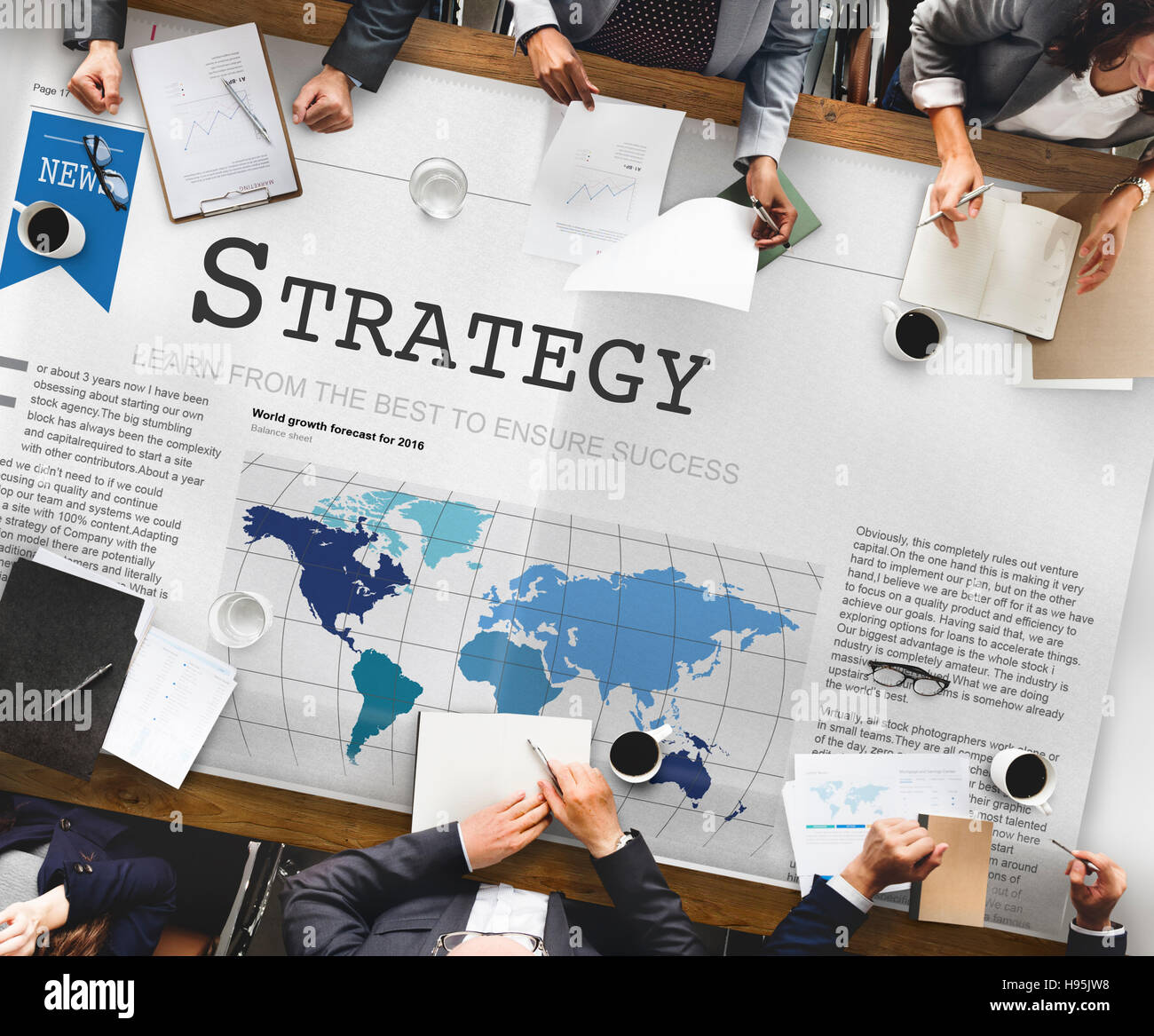 Strategy Motivation Operation Planning Process Concept Stock Photo - Alamy