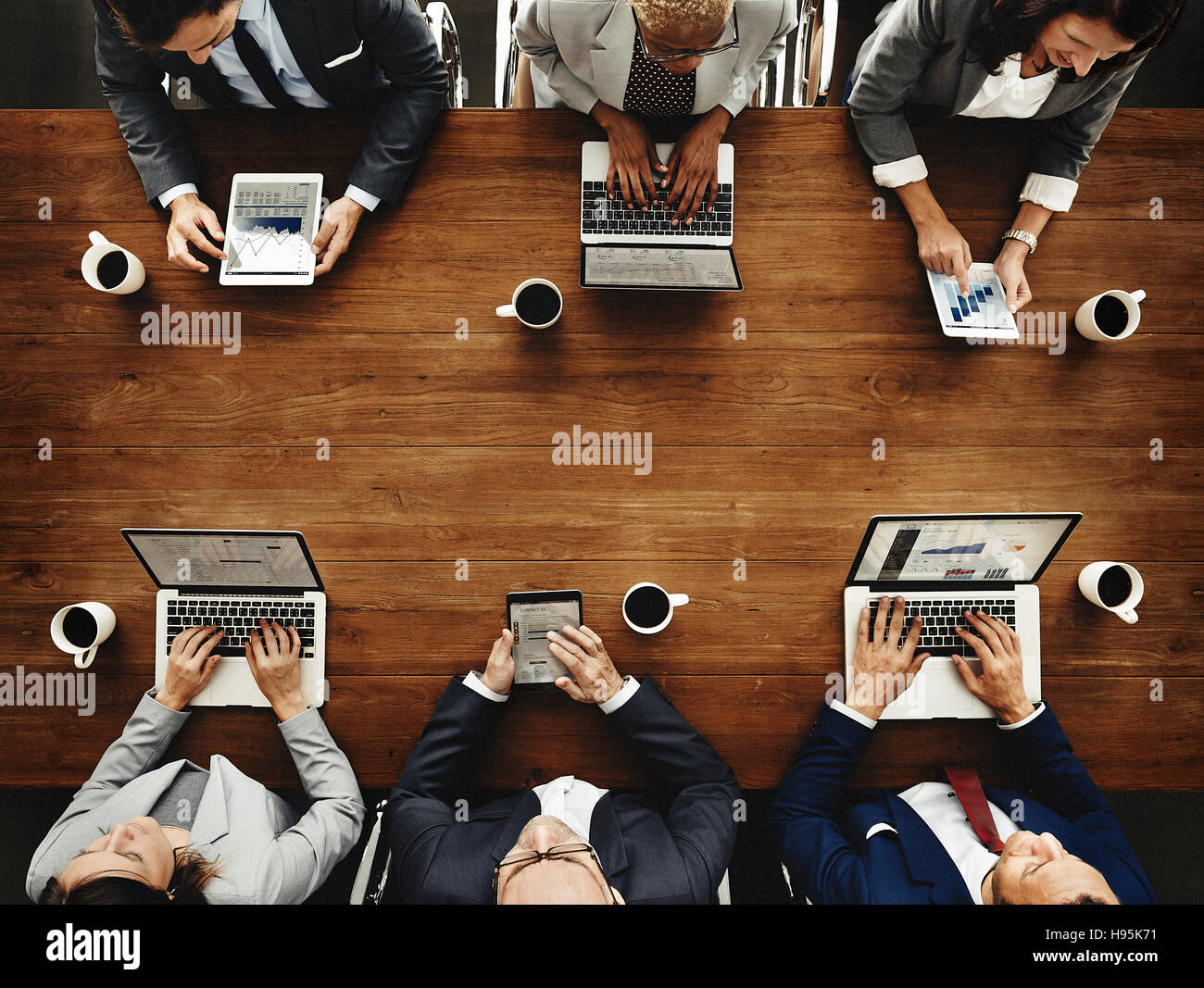 Business People Meeting Conference Brainstorming Concept Stock Photo ...