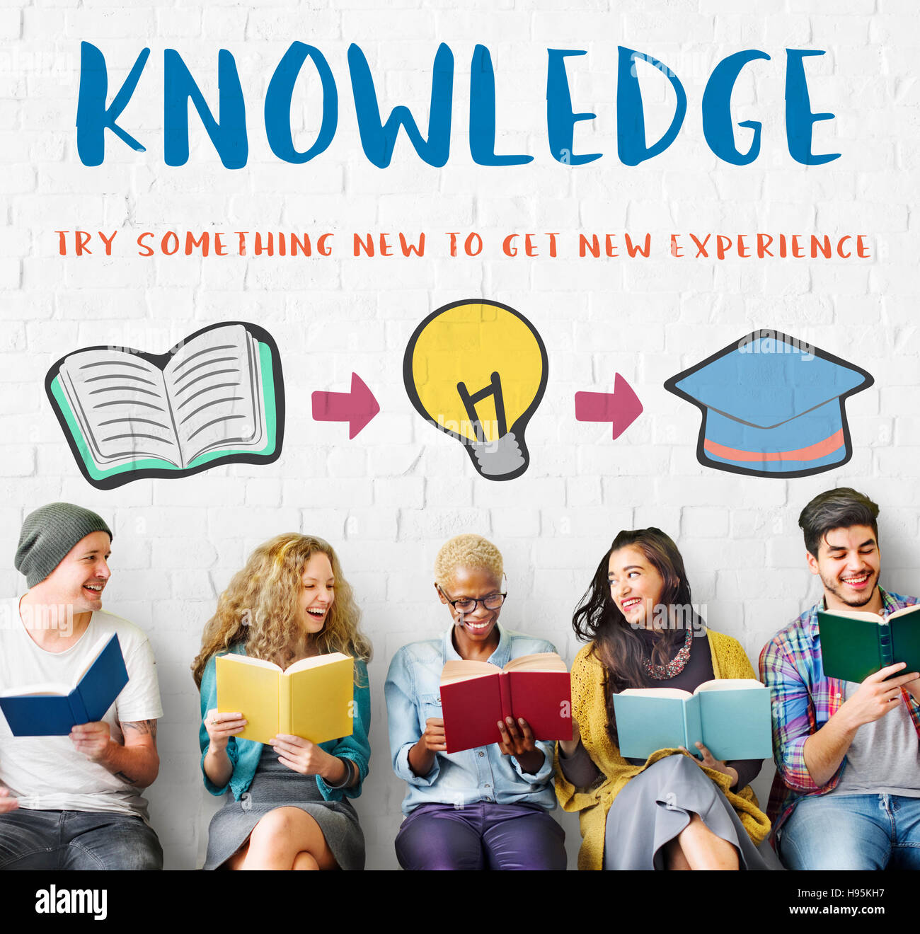 Knowledge Learning Lesson Study Concept Stock Photo - Alamy