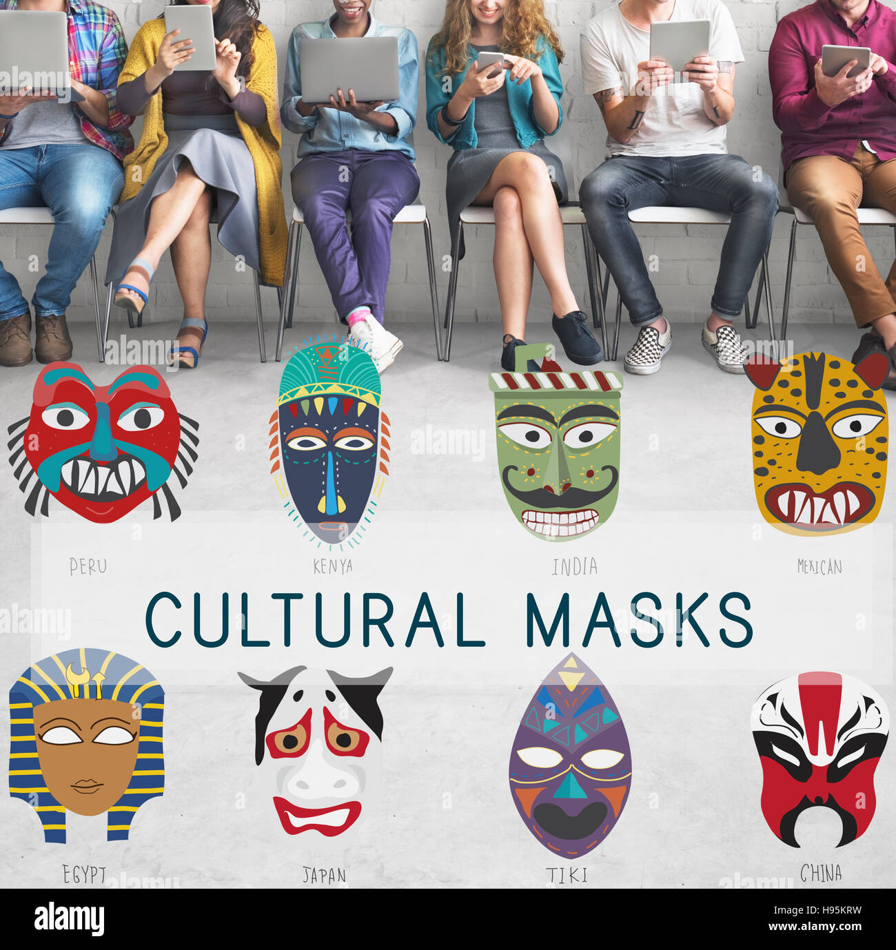 Traditional african masks hires stock photography and images Alamy