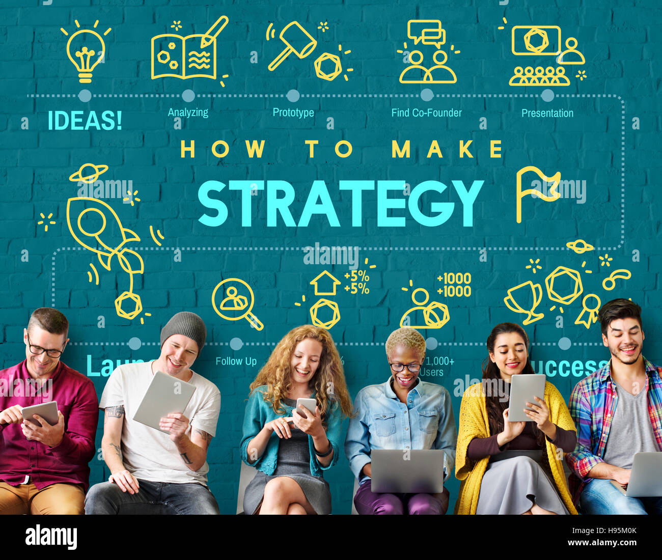 Strategy Development Objective Planning Vision Concept Stock Photo - Alamy