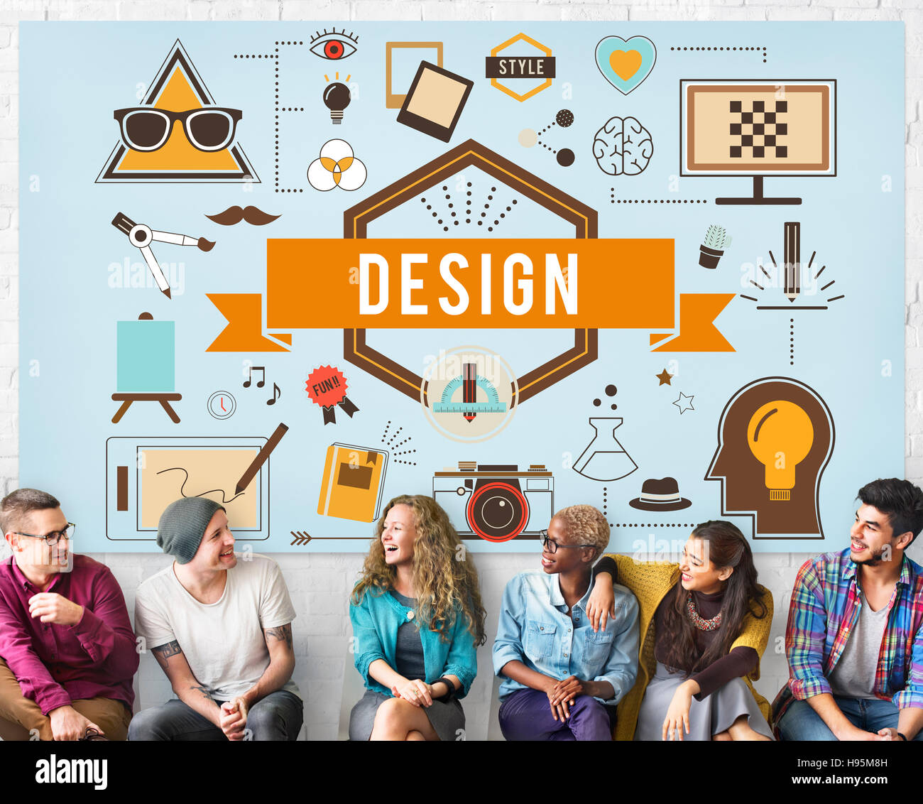 Design Creative Ideas Model Planning Sketch Concept Stock Photo - Alamy