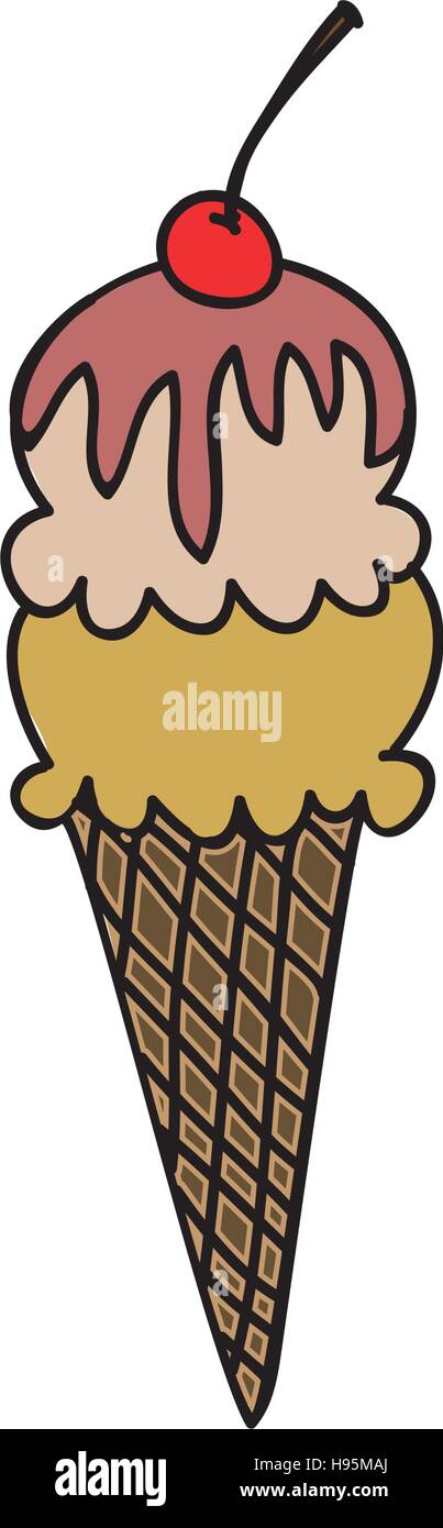 ice cream cone icon image Stock Vector Image & Art - Alamy