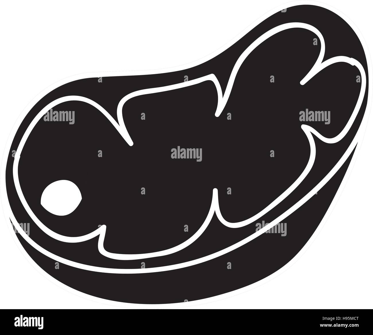 meat steak icon image Stock Vector Image & Art - Alamy