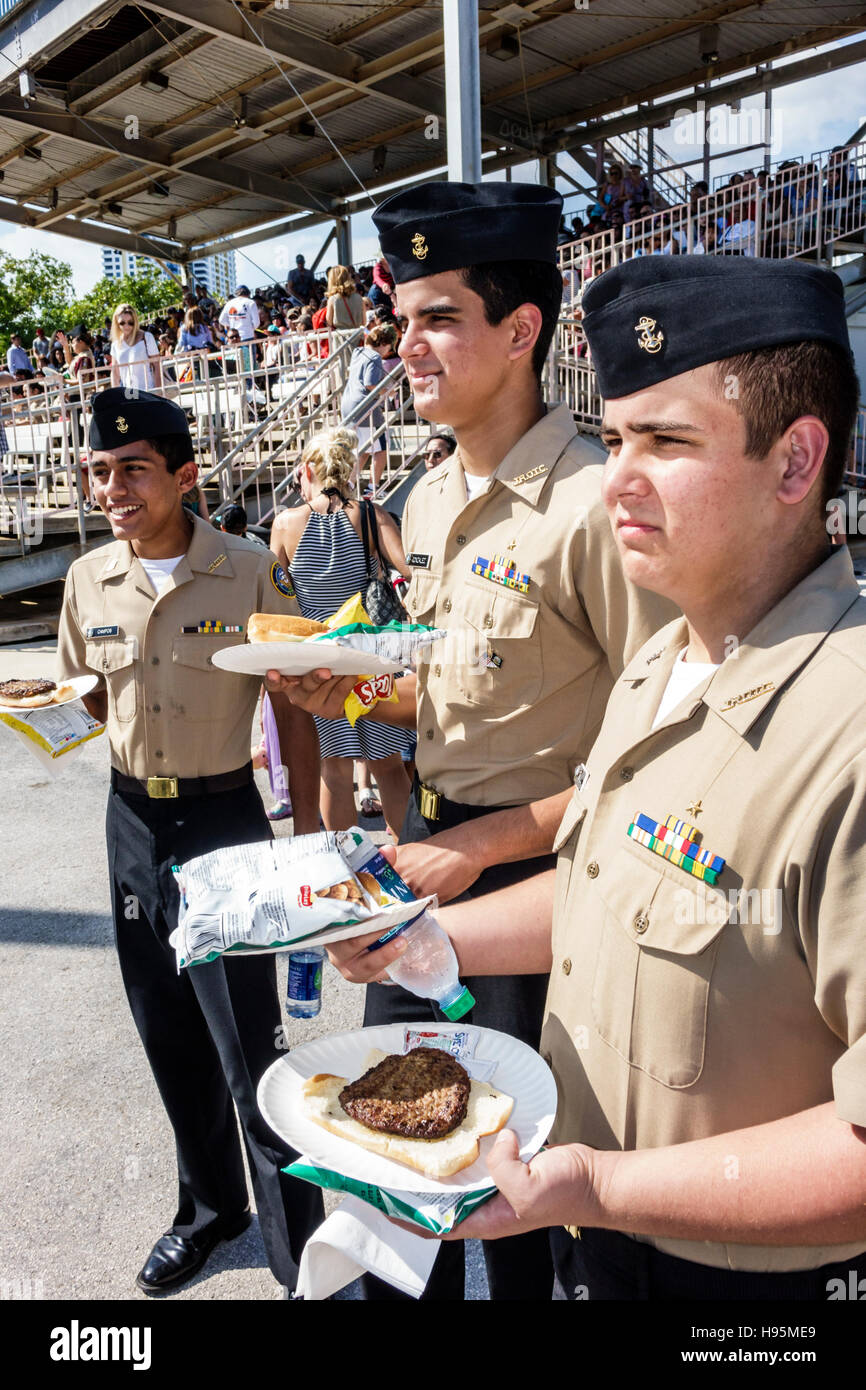 Miami Beach Florida,Veterans Day,celebration activities,Navy JROTC