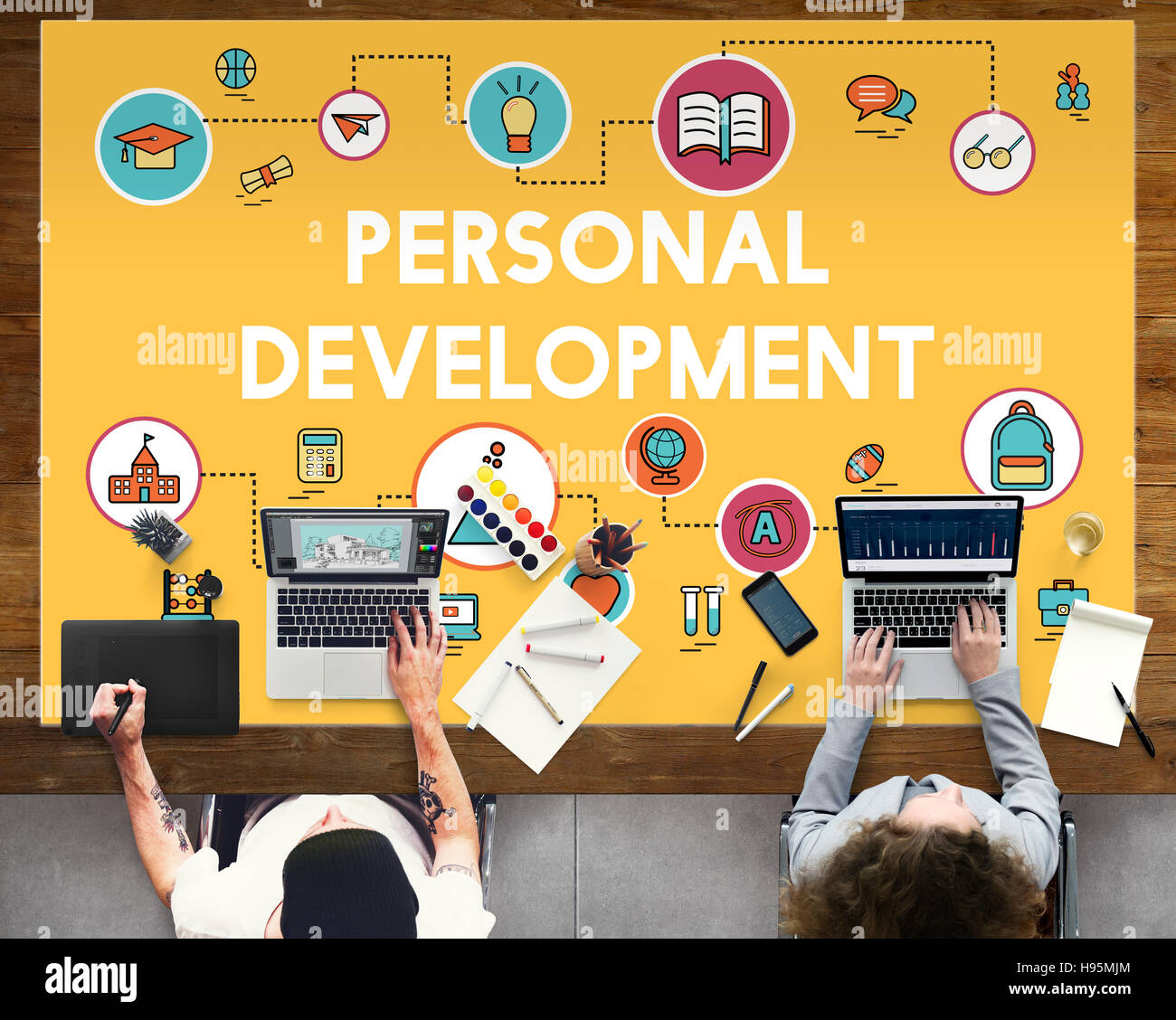 Training School Development Literacy Wisdom Concept Stock Photo - Alamy