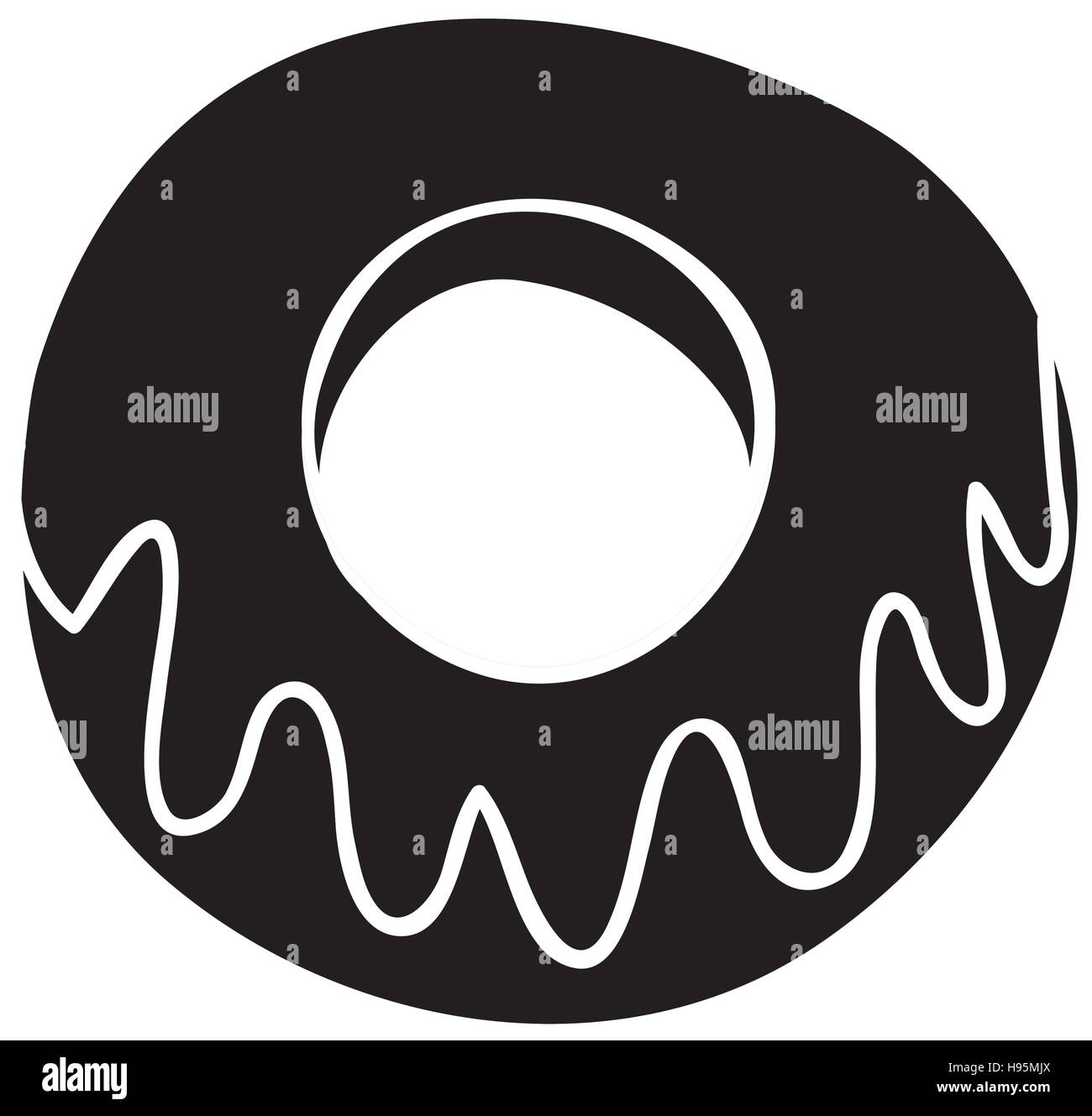 glazed donut icon image Stock Vector Image & Art - Alamy