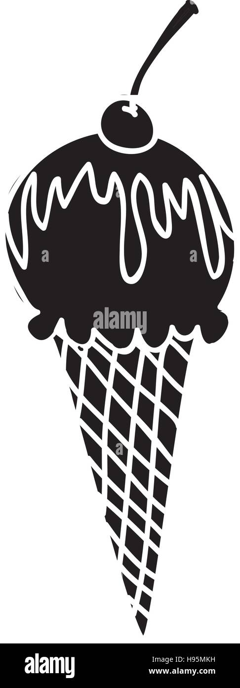 ice cream cone icon image Stock Vector Image & Art - Alamy