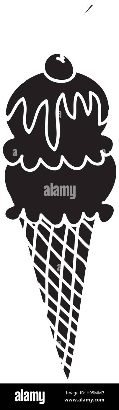 ice cream cone icon image Stock Vector Image & Art - Alamy