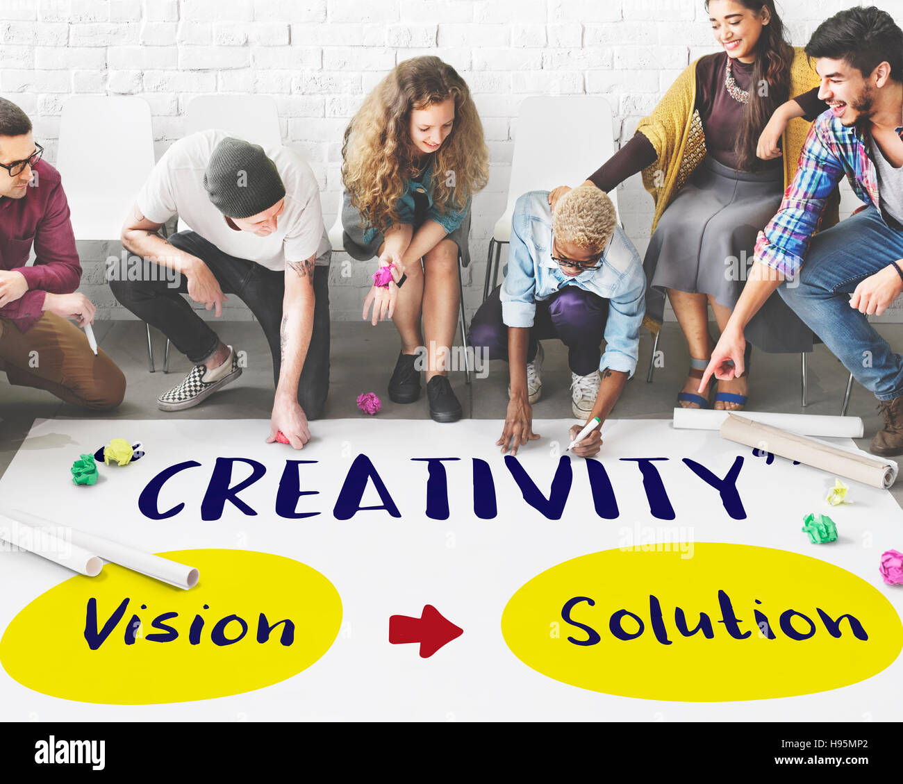 Creativity Vision Thinking Imagination Concept Stock Photo Alamy