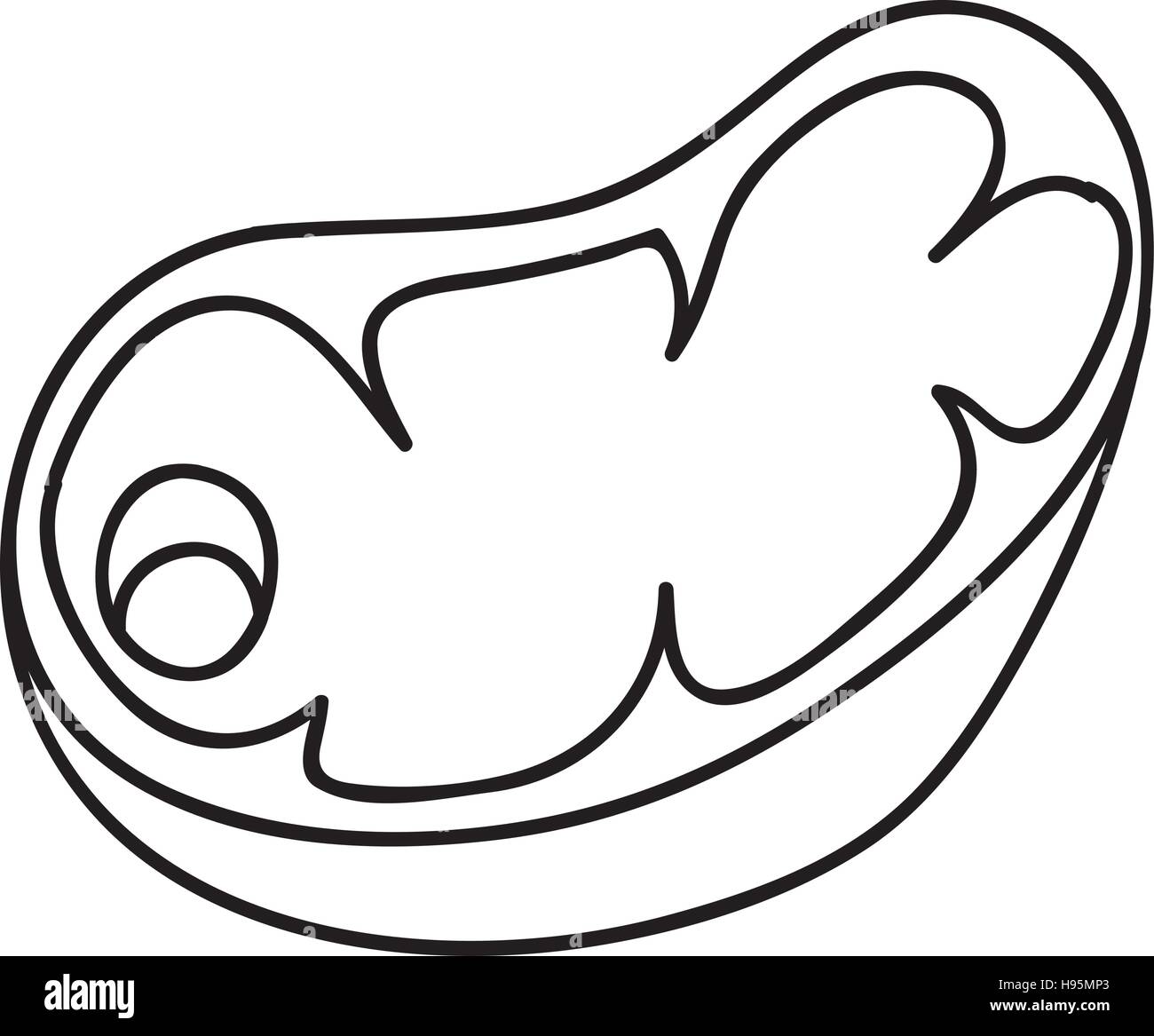 meat steak icon image Stock Vector Image & Art - Alamy