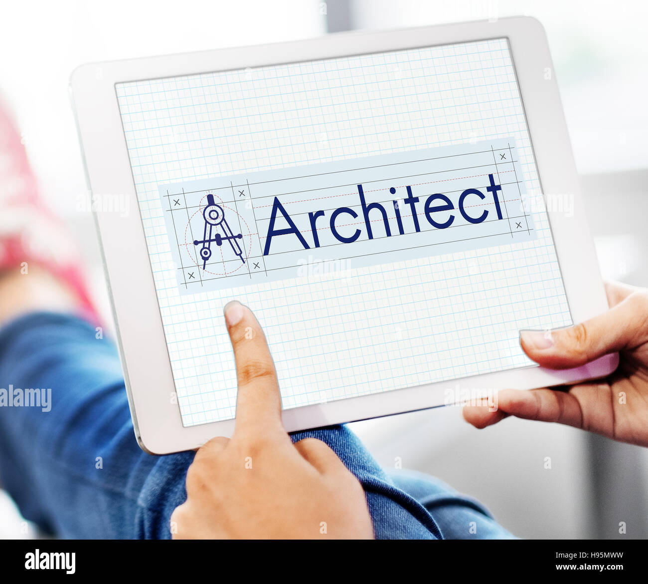Architect Architecture Compass Construction Concept Stock Photo Alamy