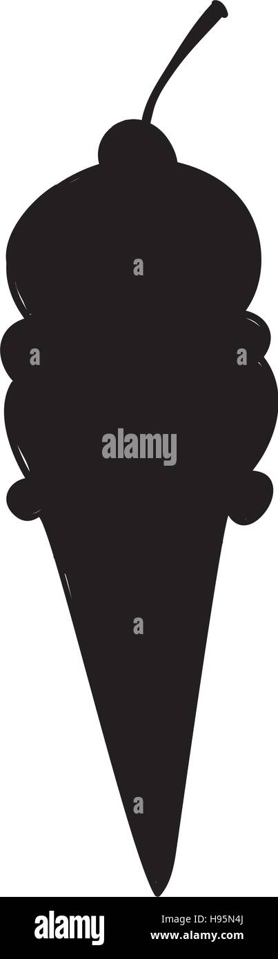 ice cream cone icon image Stock Vector Image & Art - Alamy